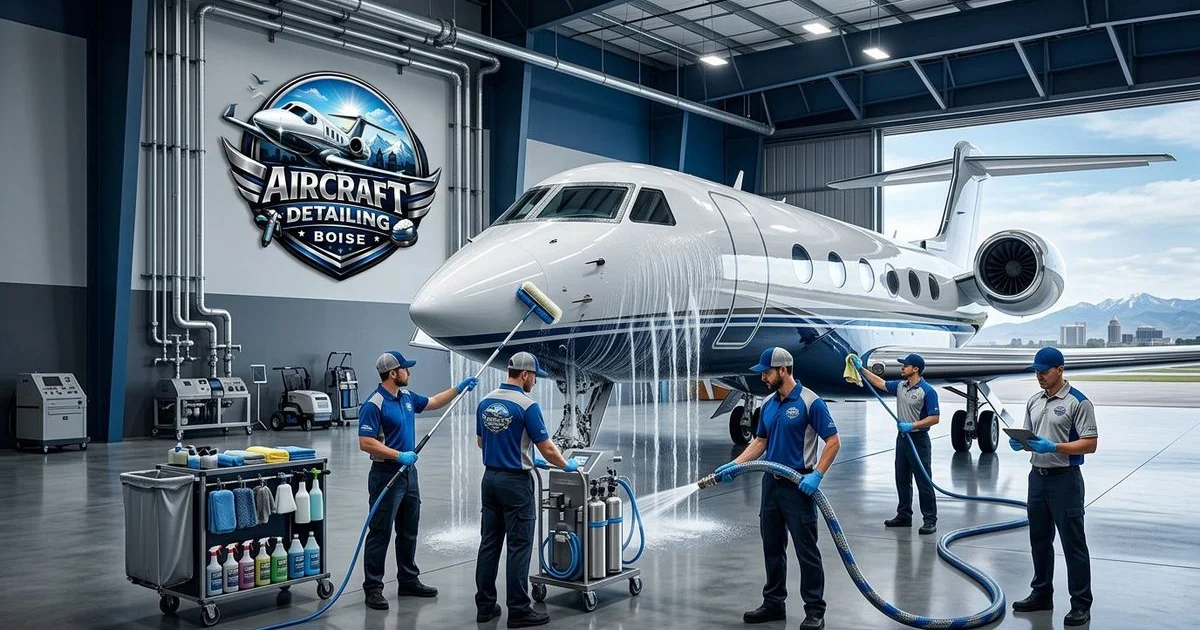 Professional Exterior Aircraft Detailing in Boise, ID